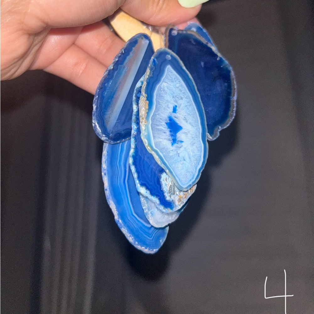 Blue Agate Windchime - Picture 15 of 16